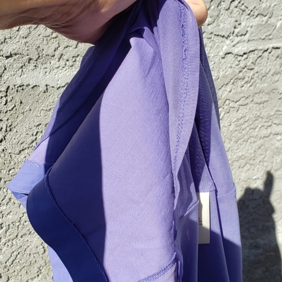 REBECCA TAYLOR CUT OUT PURPLE TOP - Picture 9 of 9